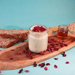 Cheese Spread (Sweet) - Cranberry & Rose Petals